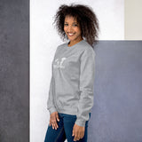Unisex Sweatshirt w/Wht Logo