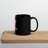 Black Glossy Mug w Pnk Logo