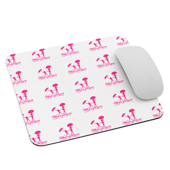 Mouse pad w/ Pink Logo